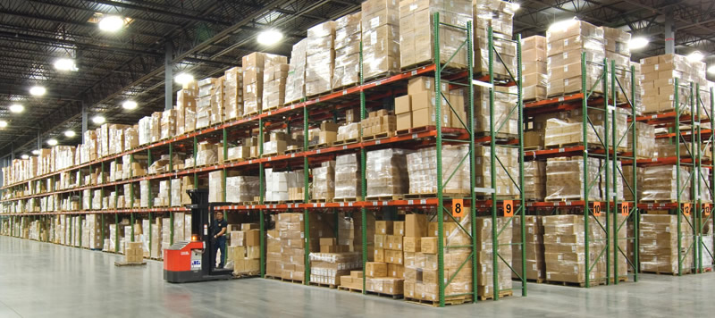 Industrial pallet racking warehouse in Columbus Ohio
